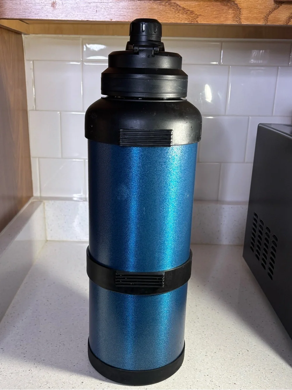 Manna Blue Insulated 1.05- Gallon Stainless Steel Insulated Water Jug